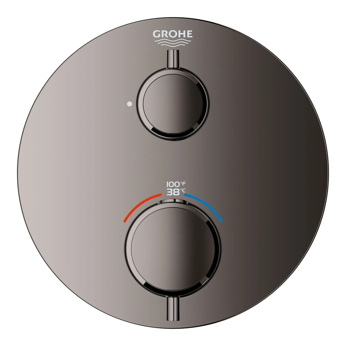 Grohe GROHTHERM THM TRIMSET SHOWER US  Hard Graphite 24107A00 - Hard Graphite