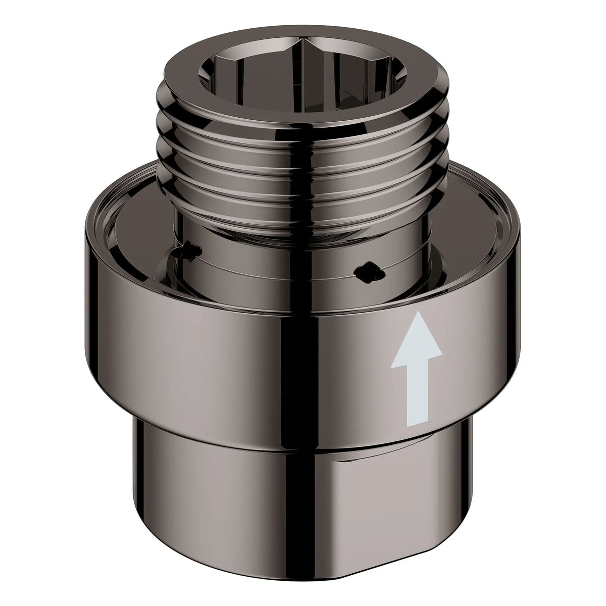 GROHE ½" Inline Vacuum Breaker - Hard Graphite