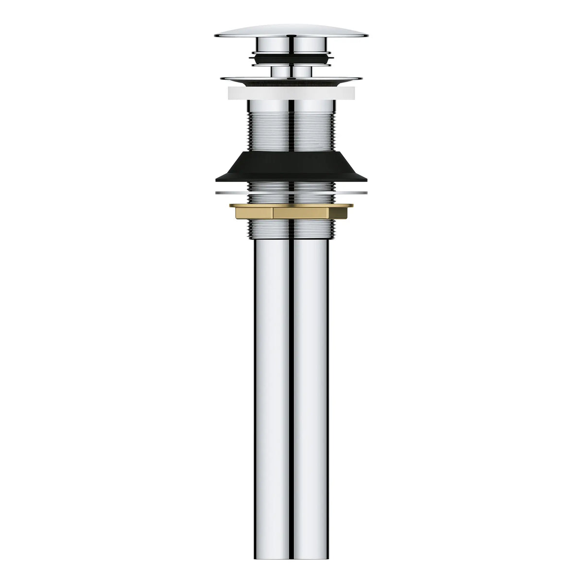 GROHE Bathroom Sink Pop-Up Drain without Overflow - StarLight Chrome