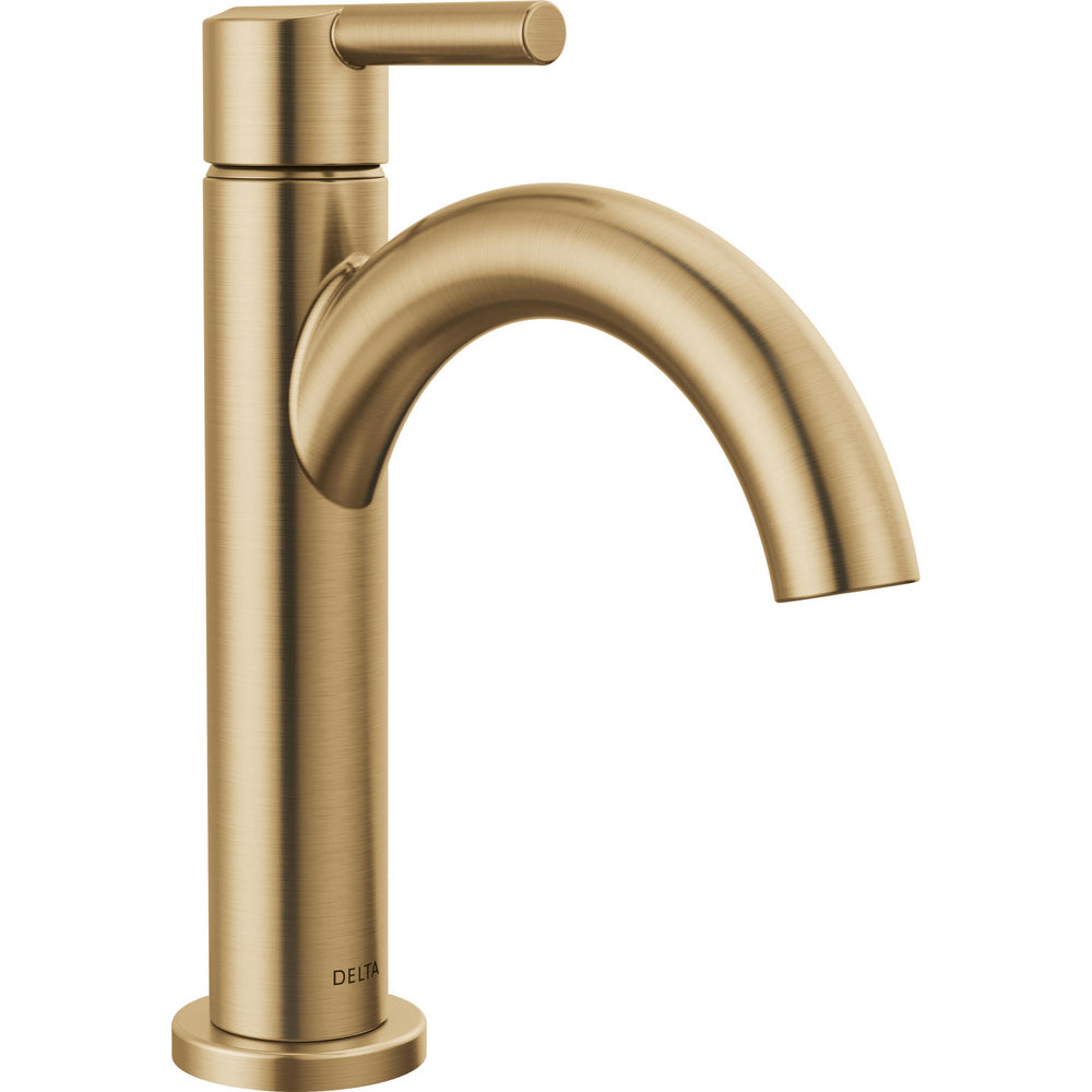 Delta Nicoli Single-Hole Bathroom Faucet 1L - Champagne Bronze