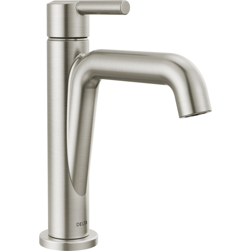 Delta Nicoli Single-Hole Bathroom Faucet 1L 15849LF-CDN - Stainless Steel