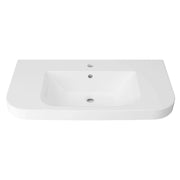 DXV Equility Wall-Hung Sink, 1-Hole D20176001 in Canvas White (D20176001.415)