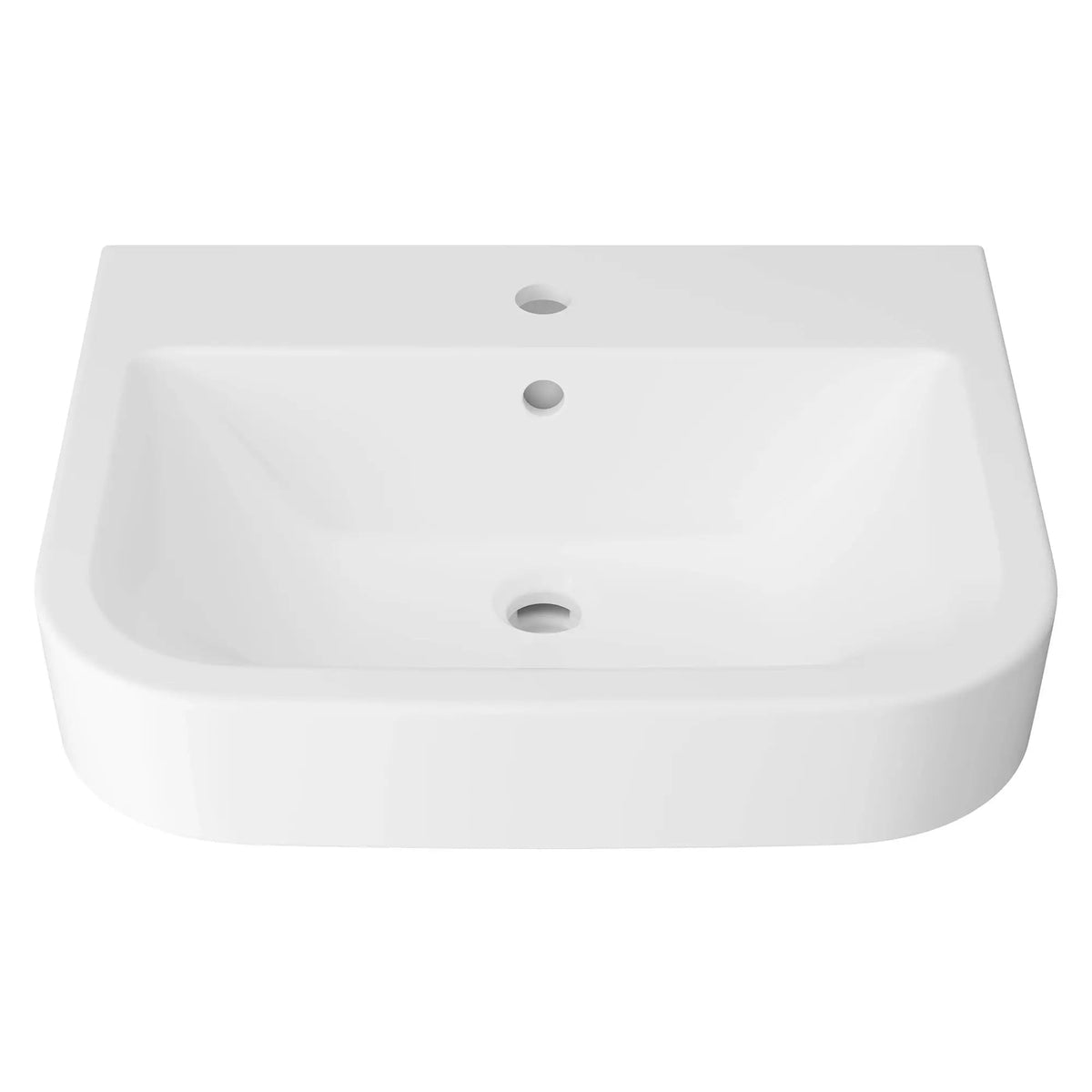 DXV Equility Wall-Hung Sink, 1-Hole D20175001 in Canvas White (D20175001.415)