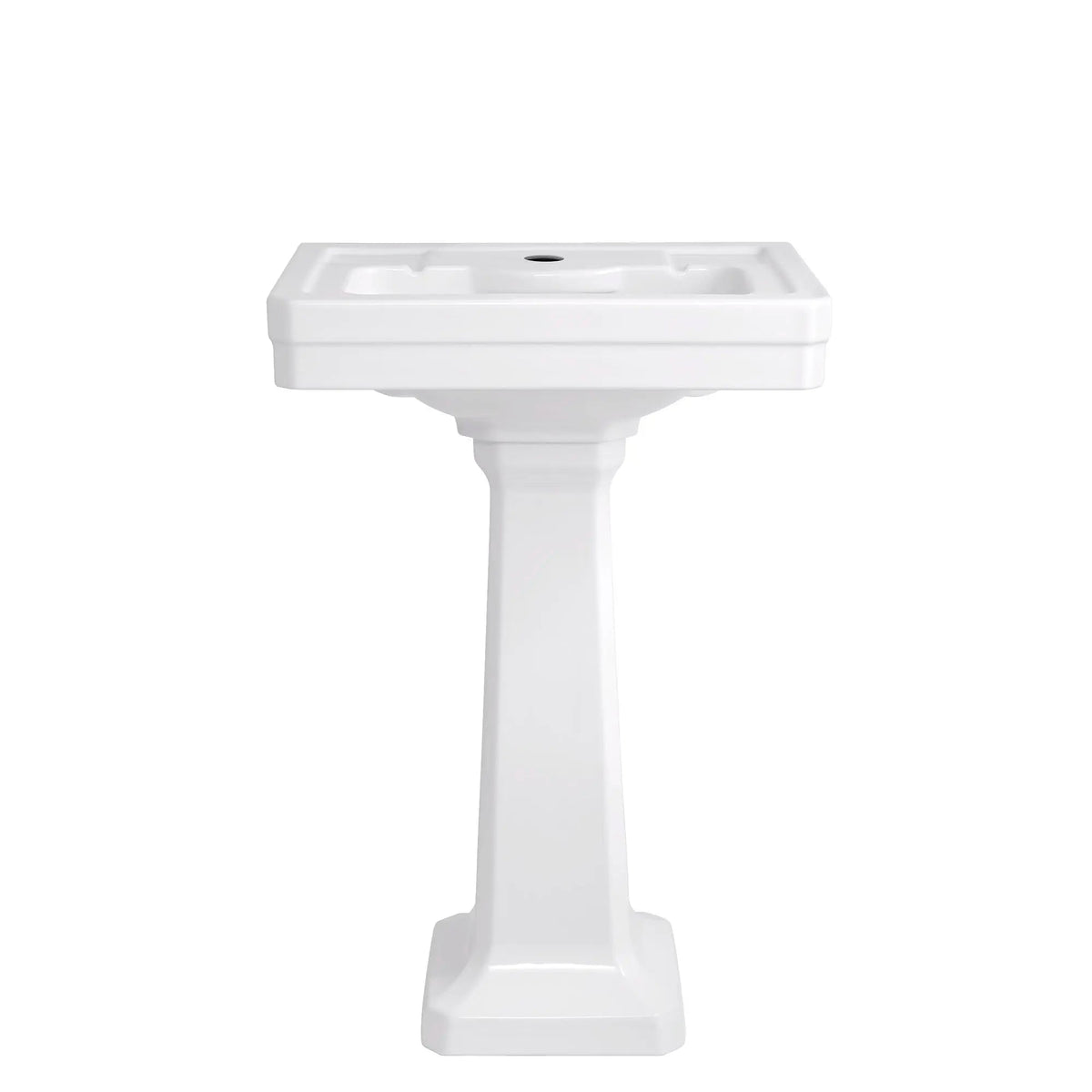 DXV Fitzgerald Pedestal Sink Leg in Canvas White (D21015000.415)