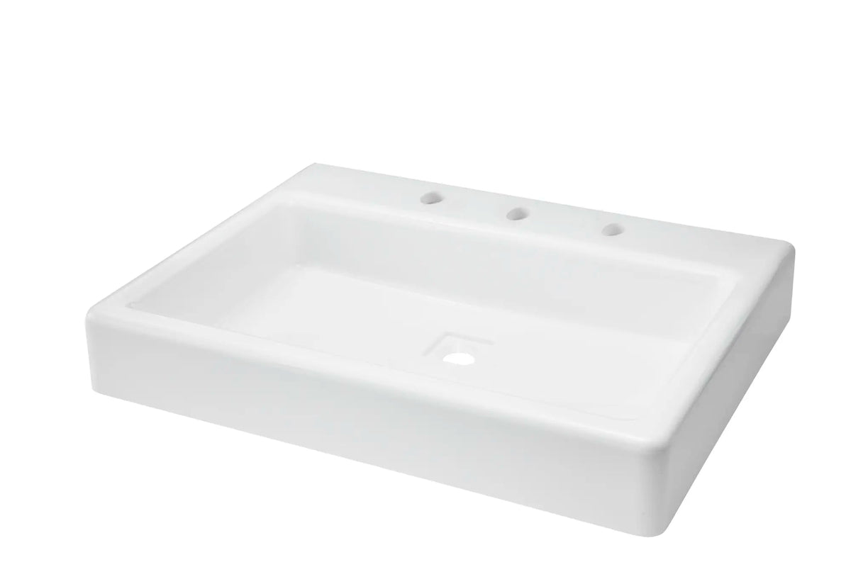 DXV Oak Hill 30 in. Sink, 3-Hole in Canvas White (D20160008.415)