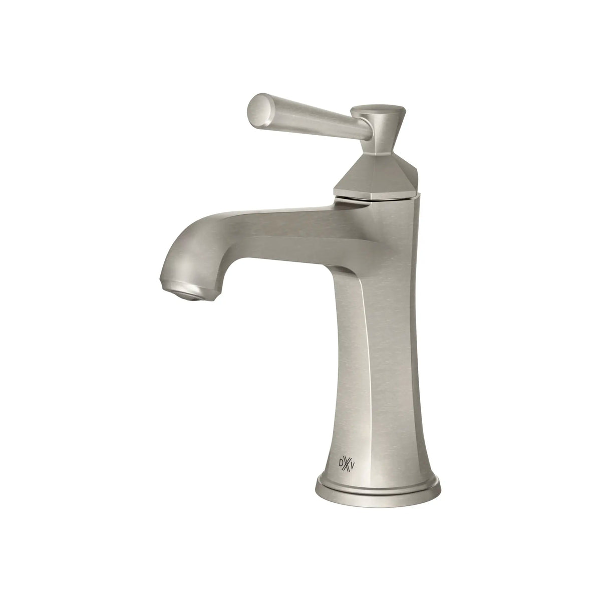 DXV Fitzgerald Single Handle Bathroom Faucet with Lever Handle in Brushed Nickel (D35160102.144)