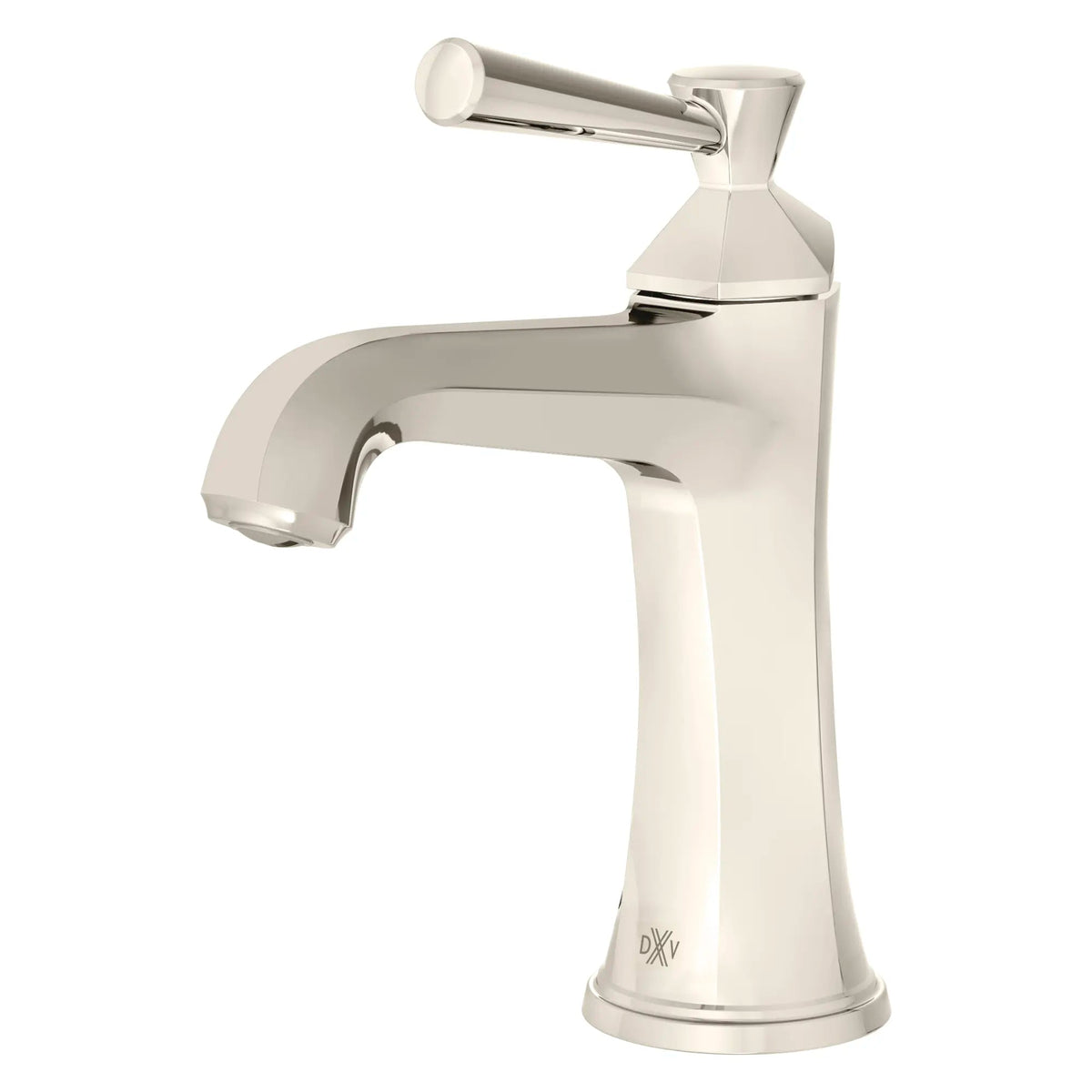 DXV Fitzgerald Single Handle Bathroom Faucet with Lever Handle in Platinum Nickel (D35160102.150)