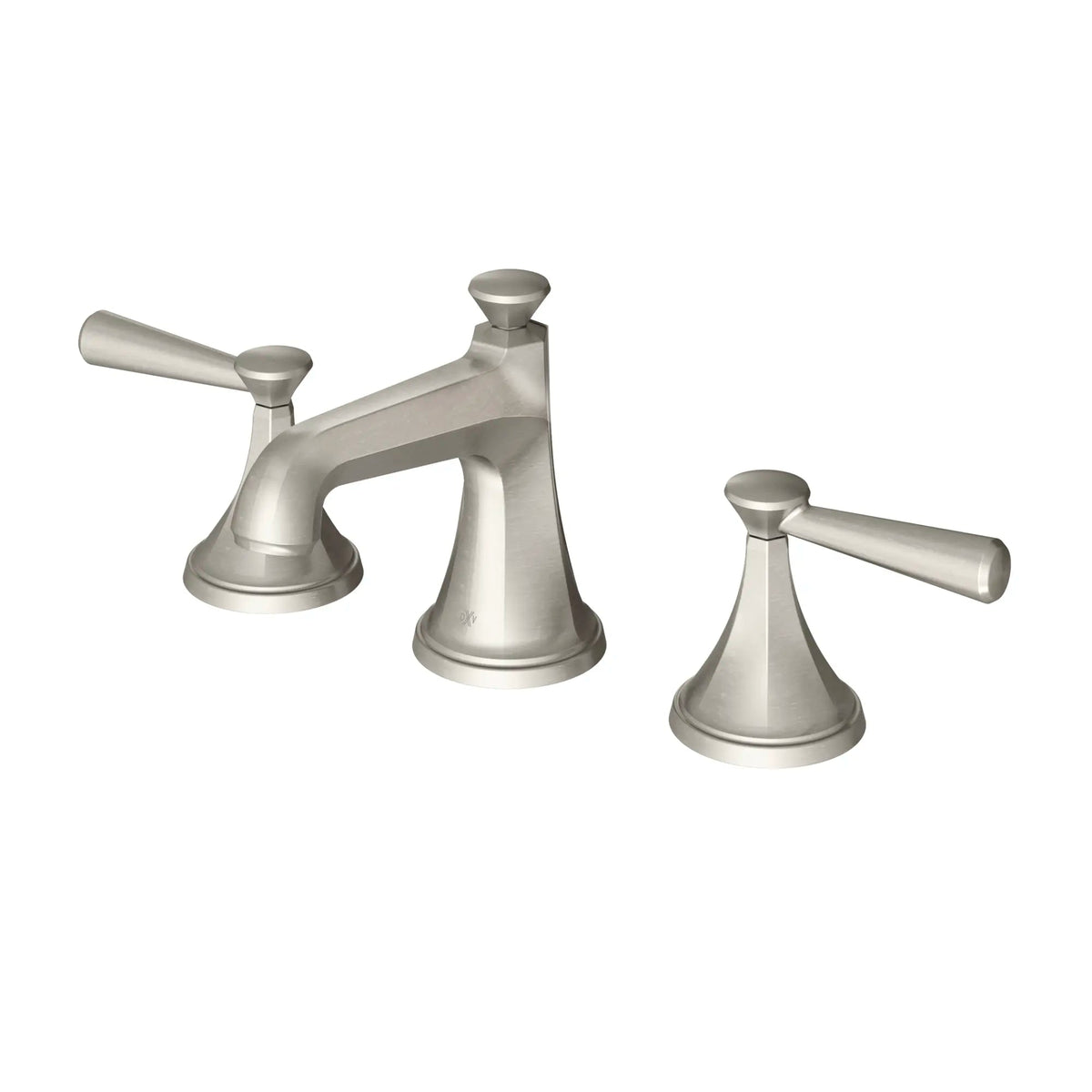 DXV Fitzgerald 2-Handle Widespread Bathroom Faucet with Lever Handles in Brushed Nickel (D35160802.144)