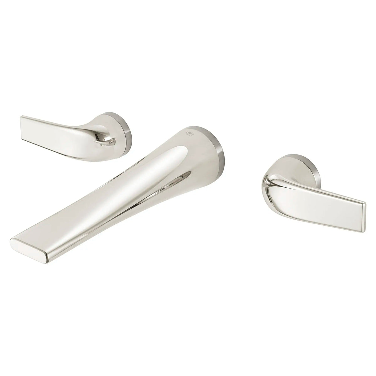 DXV Modulus 2-Handle Wall Mount Widespread Bathroom Faucet with Lever Handles in Platinum Nickel (D35120450.150)