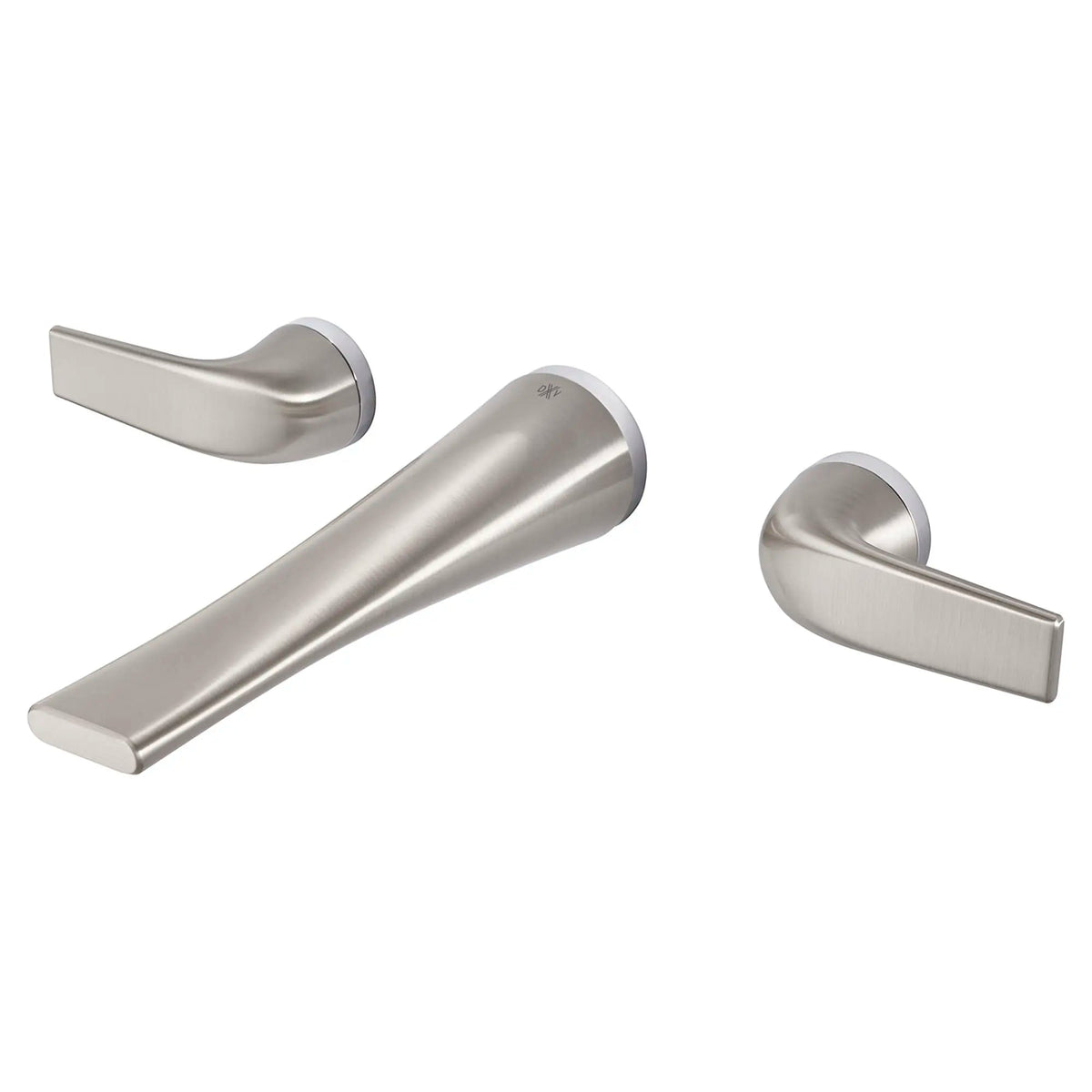 DXV Modulus 2-Handle Wall Mount Widespread Bathroom Faucet with Lever Handles in Brushed Nickel (D35120450.144)