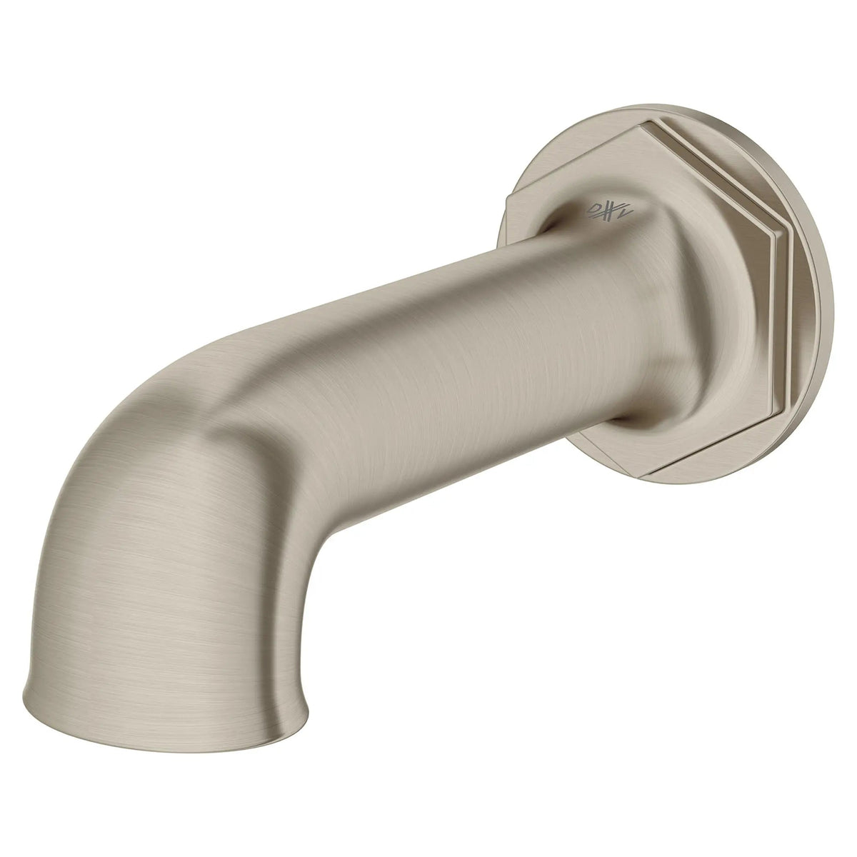 DXV Oak Hill Wall Mount Bathtub Spout in Brushed Nickel (D35155760.144)
