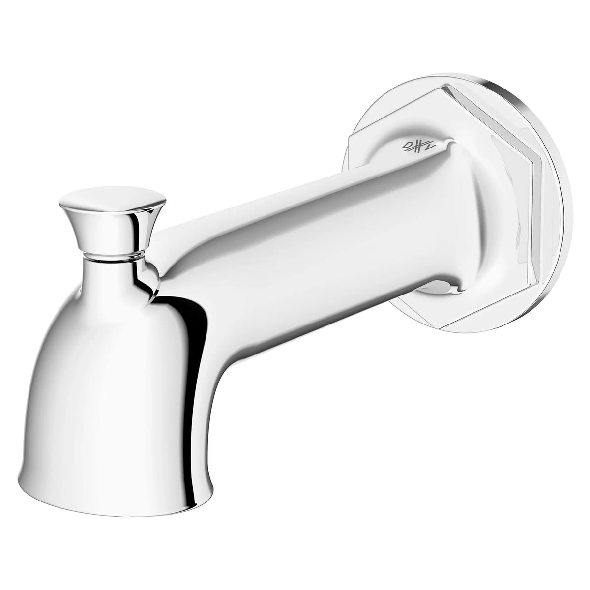 DXV Oak Hill Wall Mount Bathtub Spout with Diverter in Polished Chrome (D35155761.100)