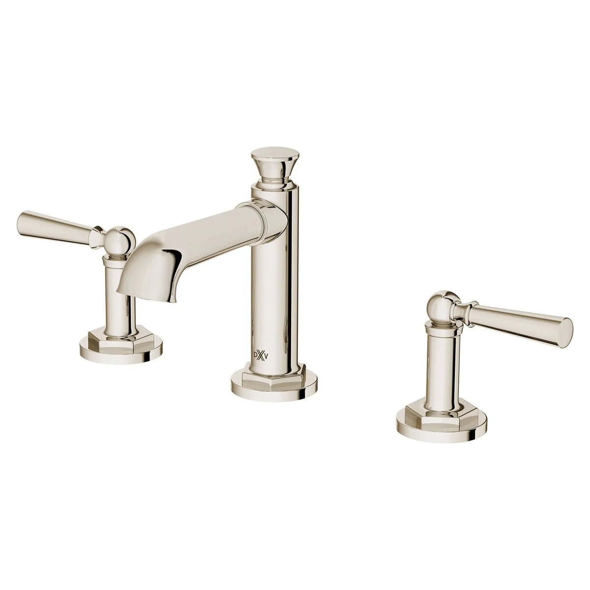 DXV Oak Hill High Spout Widespread With Lever Handles in Platinum Nickel (D35155800.150)