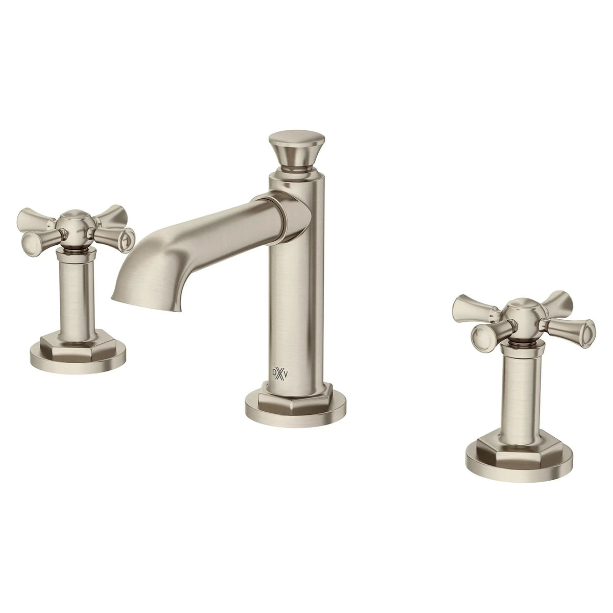 DXV High Spout Widespread With Cross Handles in Brushed Nickel (D35155840.144) - view 4