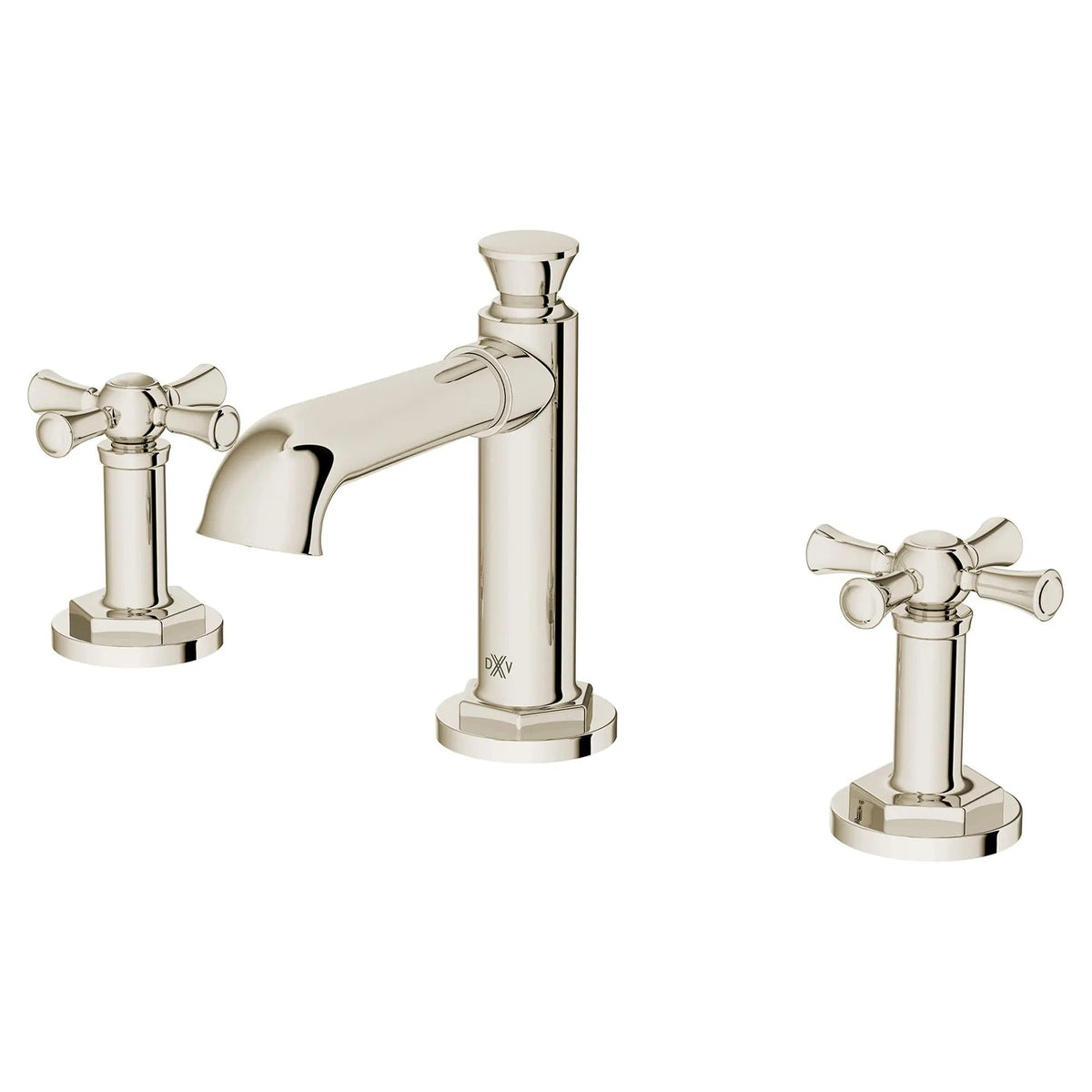 DXV High Spout Widespread With Cross Handles in Platinum Nickel (D35155840.150)