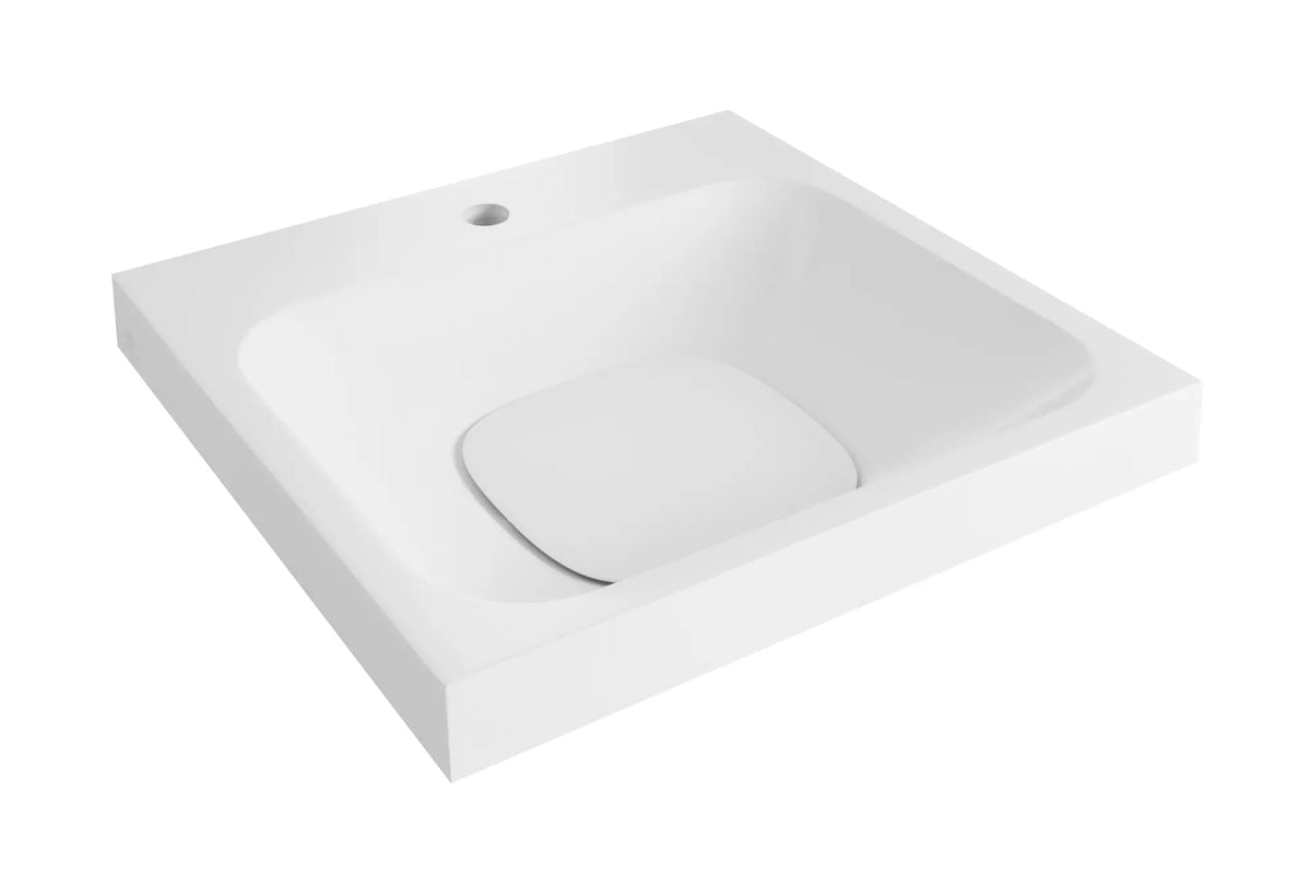 DXV Modulus 21 in. Sink, 1-Hole in Canvas White (D21040021001.415)