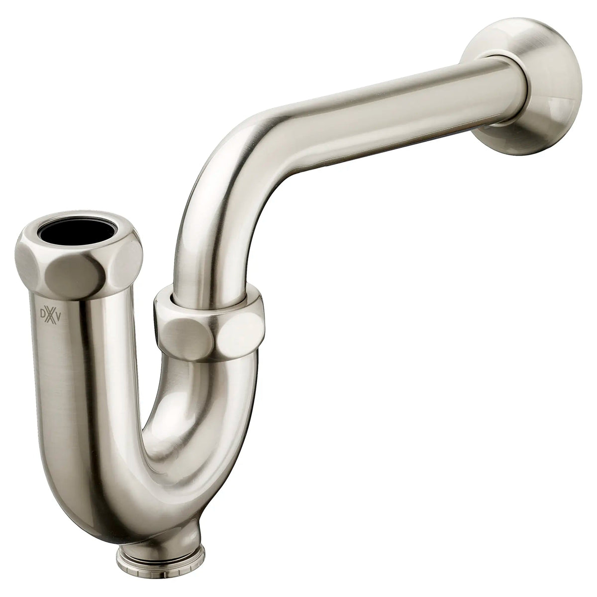 DXV Traditional Decorative P-Trap in Brushed Nickel (D35700020.144)