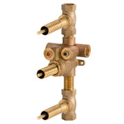 DXV 3-Handle Thermostatic Rough Valve with 2 Volume Controls in Unfinished (D35005532.191)