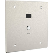 Delta Commercial 1600T9001TR Electronic Concealed Urinal Flush Valve Trim - Hardwire Operated - Stainless Steel