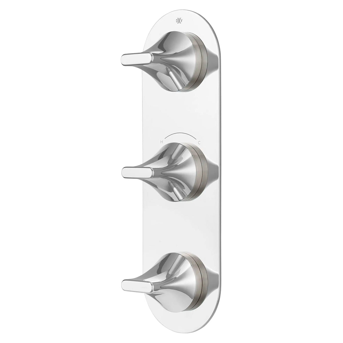 DXV Modulus 3-Handle Thermostatic Valve Trim Only in Polished Chrome (D35120537.100)
