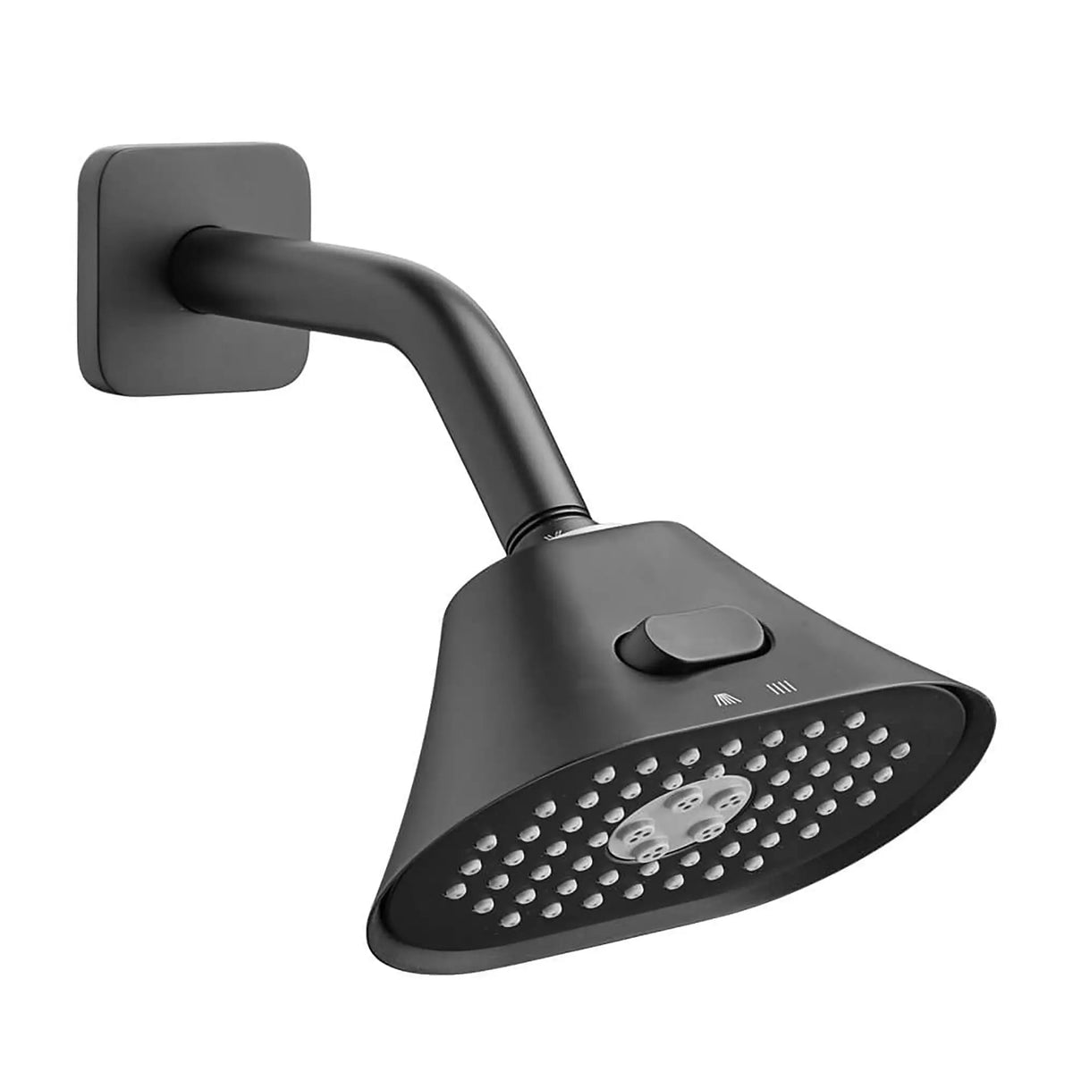 DXV Equility 2-Function 6 in. Oval Showerhead in Matte Black (D3510977C.243) - view 3
