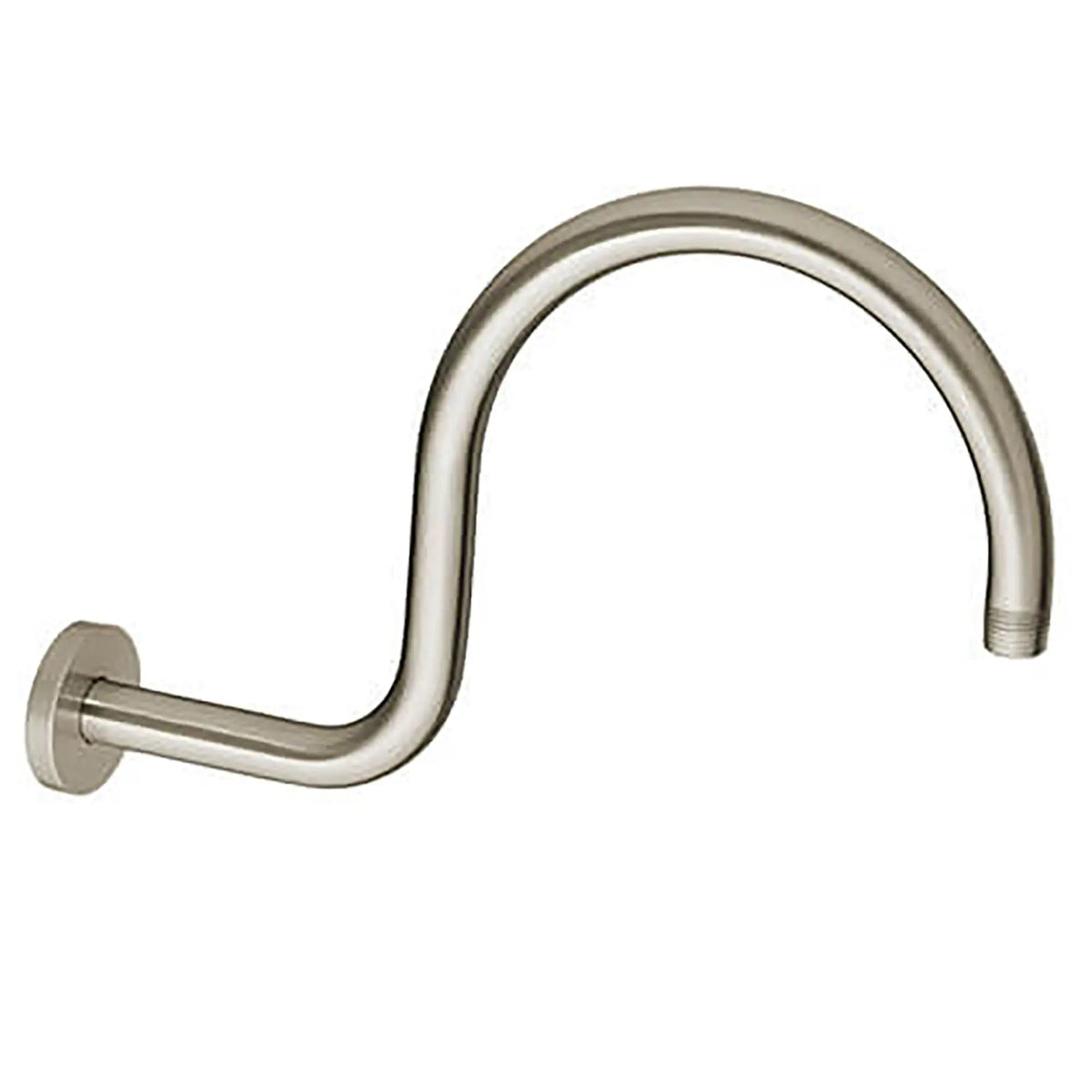 DXV Shepherd's Hook 12 in. Shower Arm in Brushed Nickel (D35701312.144)