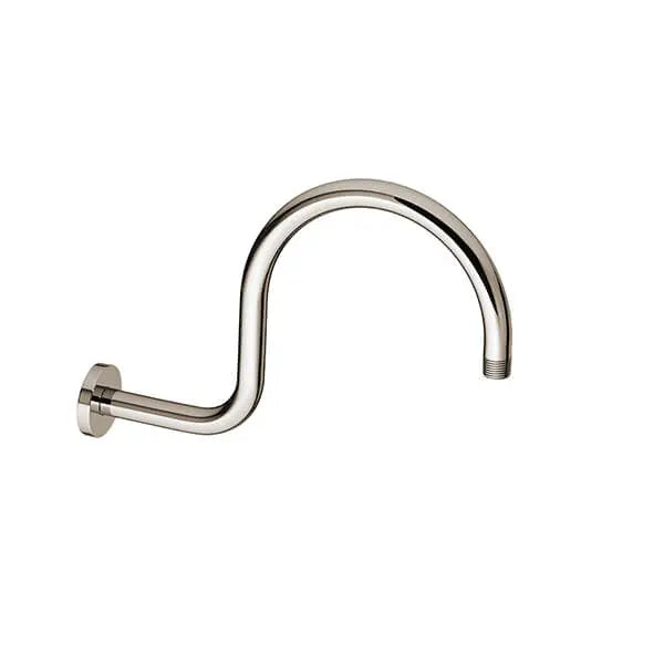 DXV Shepherd's Hook 12 in. Shower Arm in Platinum Nickel (D35701312.150)