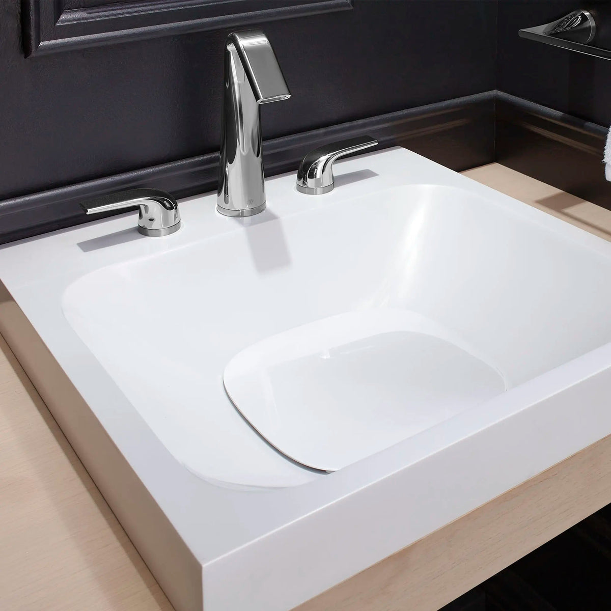 DXV Modulus 2-Handle High Spout Widespread Bathroom Faucet with Lever Handles in Polished Chrome (D35120822.100)