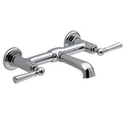 DXV Oak Hill 2-Handle Wall Mount Bathroom Faucet with Lever Handles in Polished Chrome (D3515545C.100)
