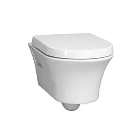 DXV Cossu Wall-Hung Elongated Toilet Bowl with Seat in Canvas White (D23010S000.415)