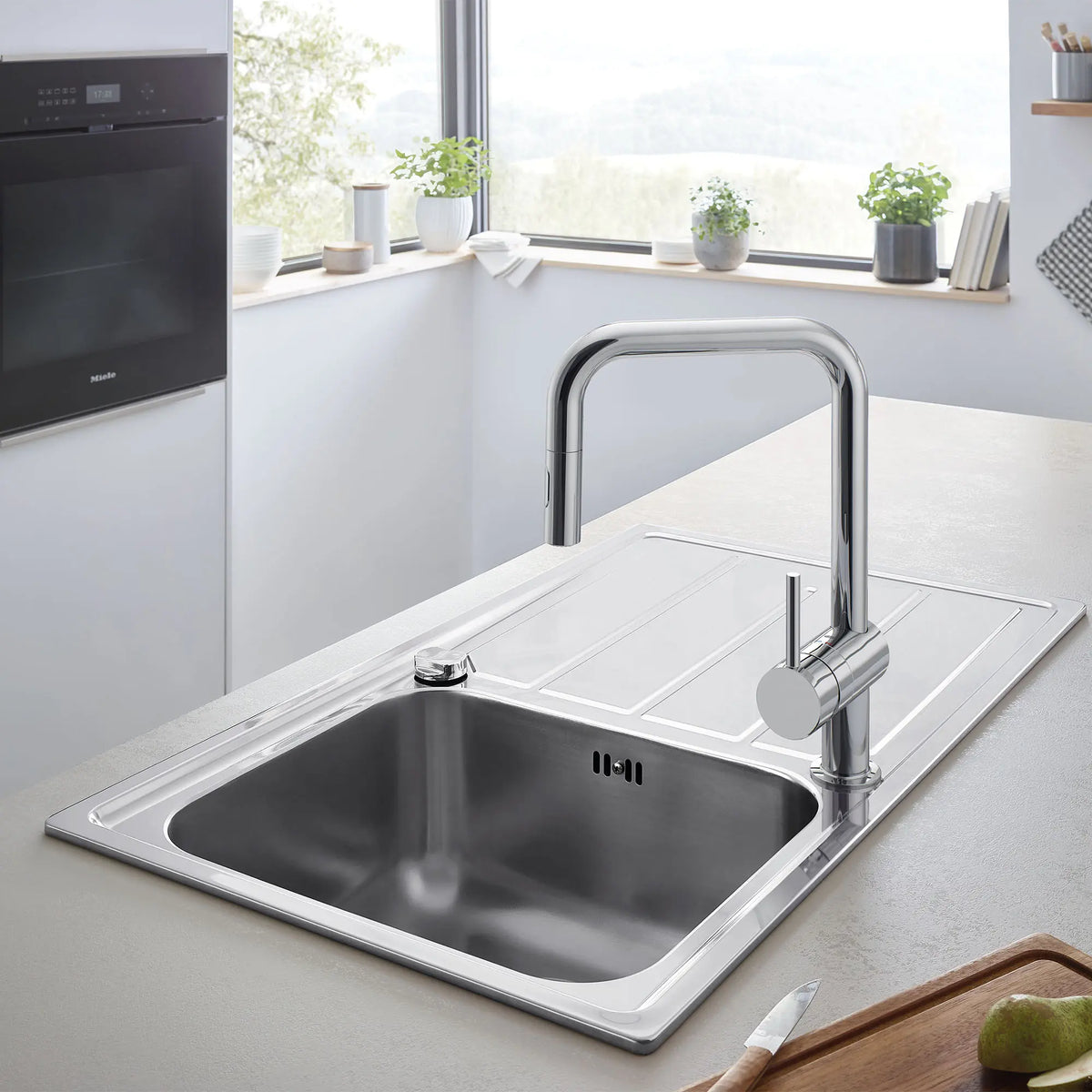 Grohe MINTA OHM SINK PULL-OUT SPRAY, US  Chrome 32319003 - StarLight Chrome