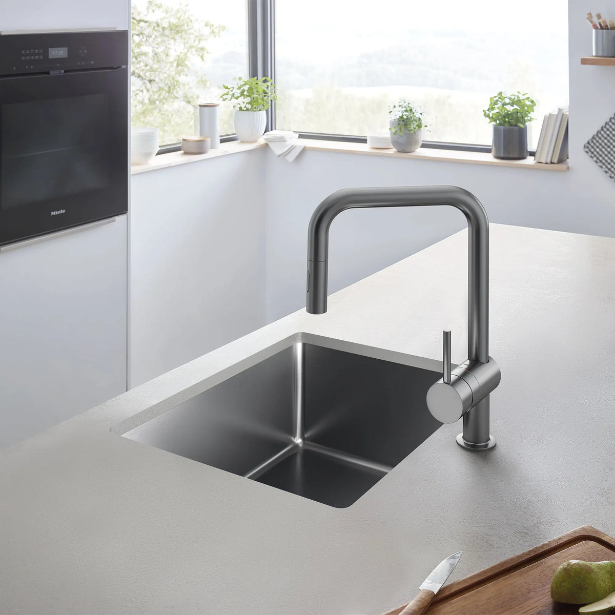 Grohe MINTA OHM SINK PULL-OUT SPRAY, US  Supersteel 32319DC3 - SuperSteel