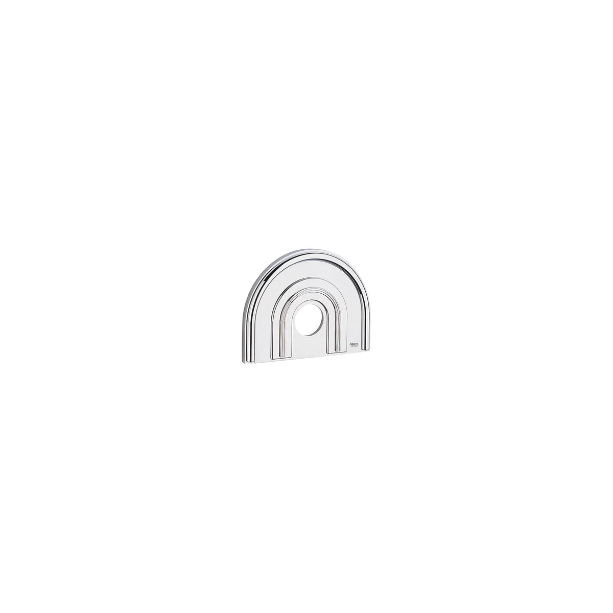 GROHE Escutcheon (7"X 9-1/4") - Chrome/Matte Chrome