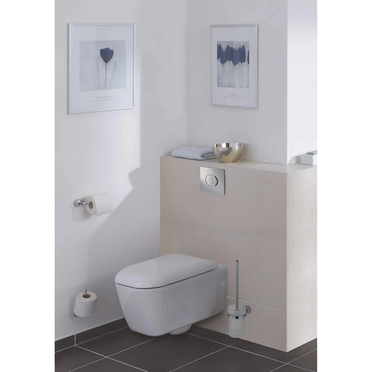 GROHE Skate Wall Plate 38506_0 - StarLight Chrome