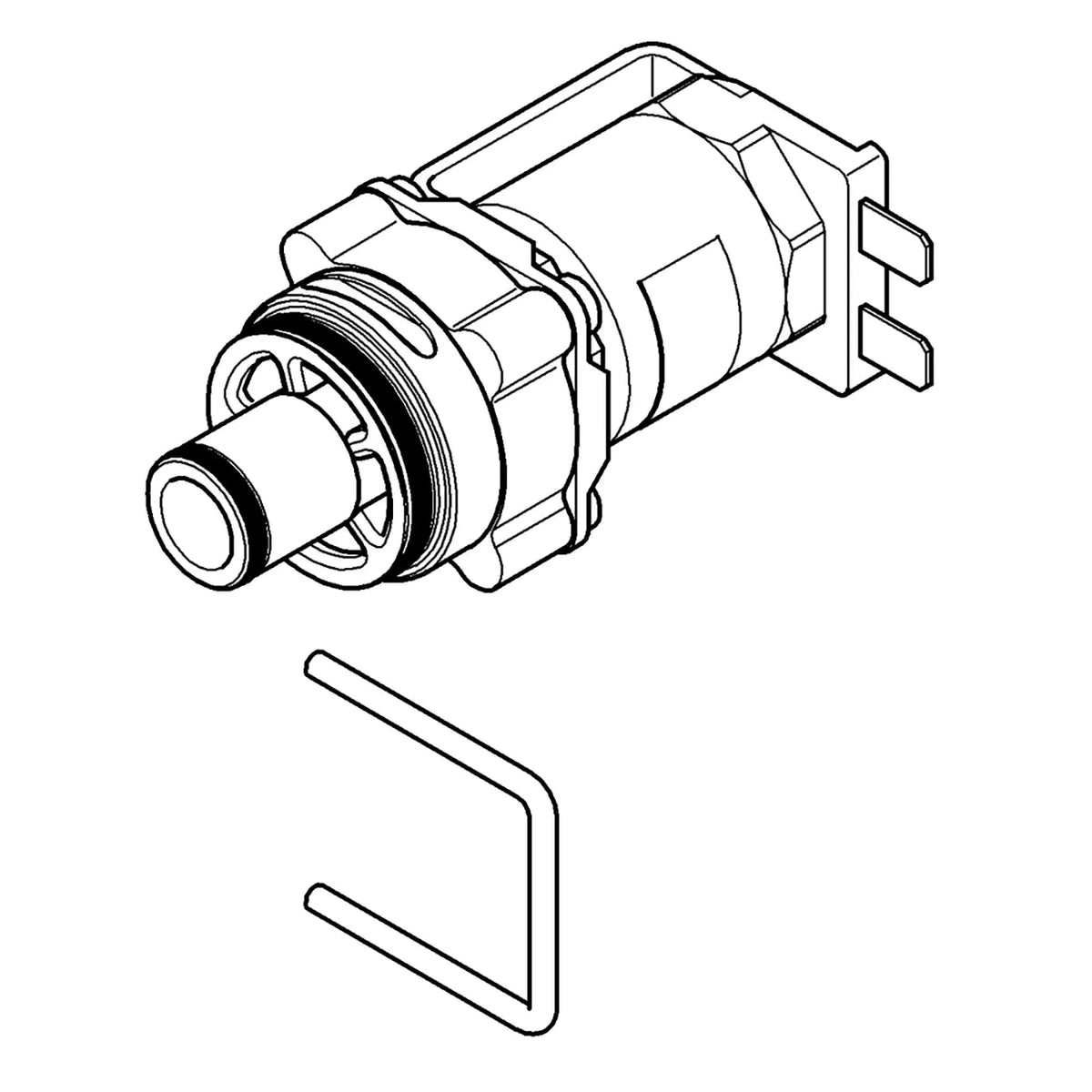 GROHE Solenoid Valve 42340_0 - StarLight Chrome