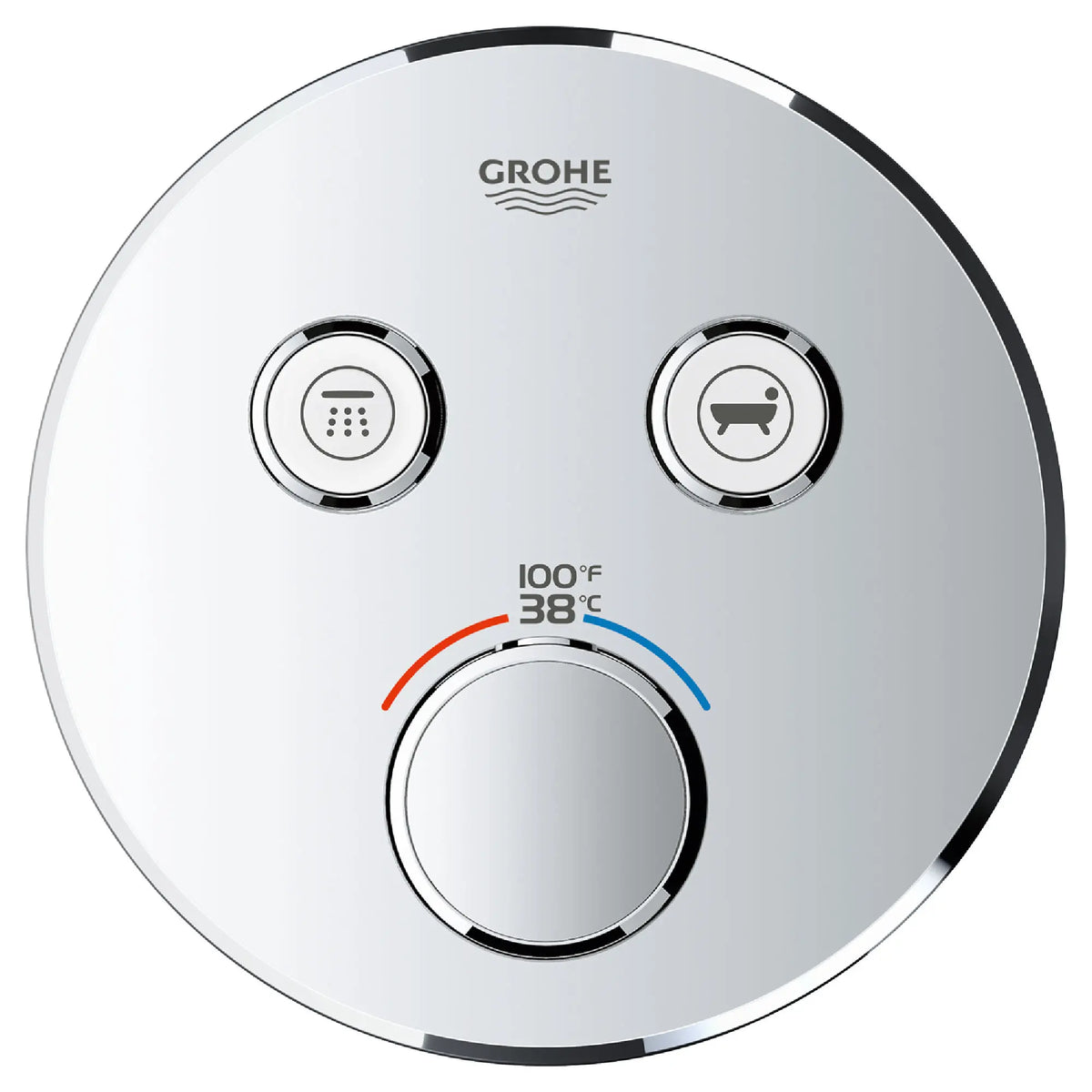 Grohe GRT SMARTCONTROL THM TRIM ROUND 2SC US  Chrome 29137000 - StarLight Chrome