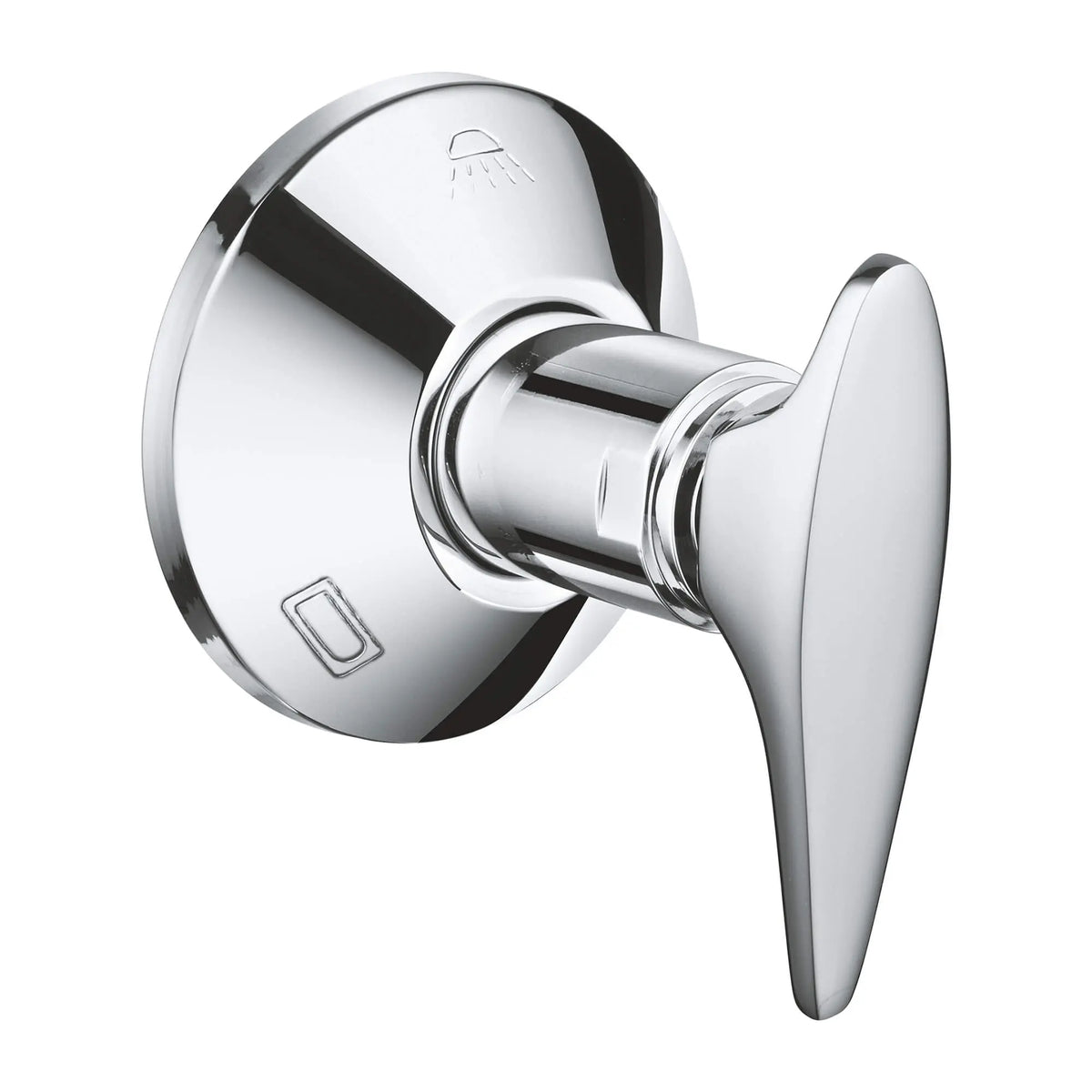 GROHE Reversing Lever With Flange 45069_0 - StarLight Chrome
