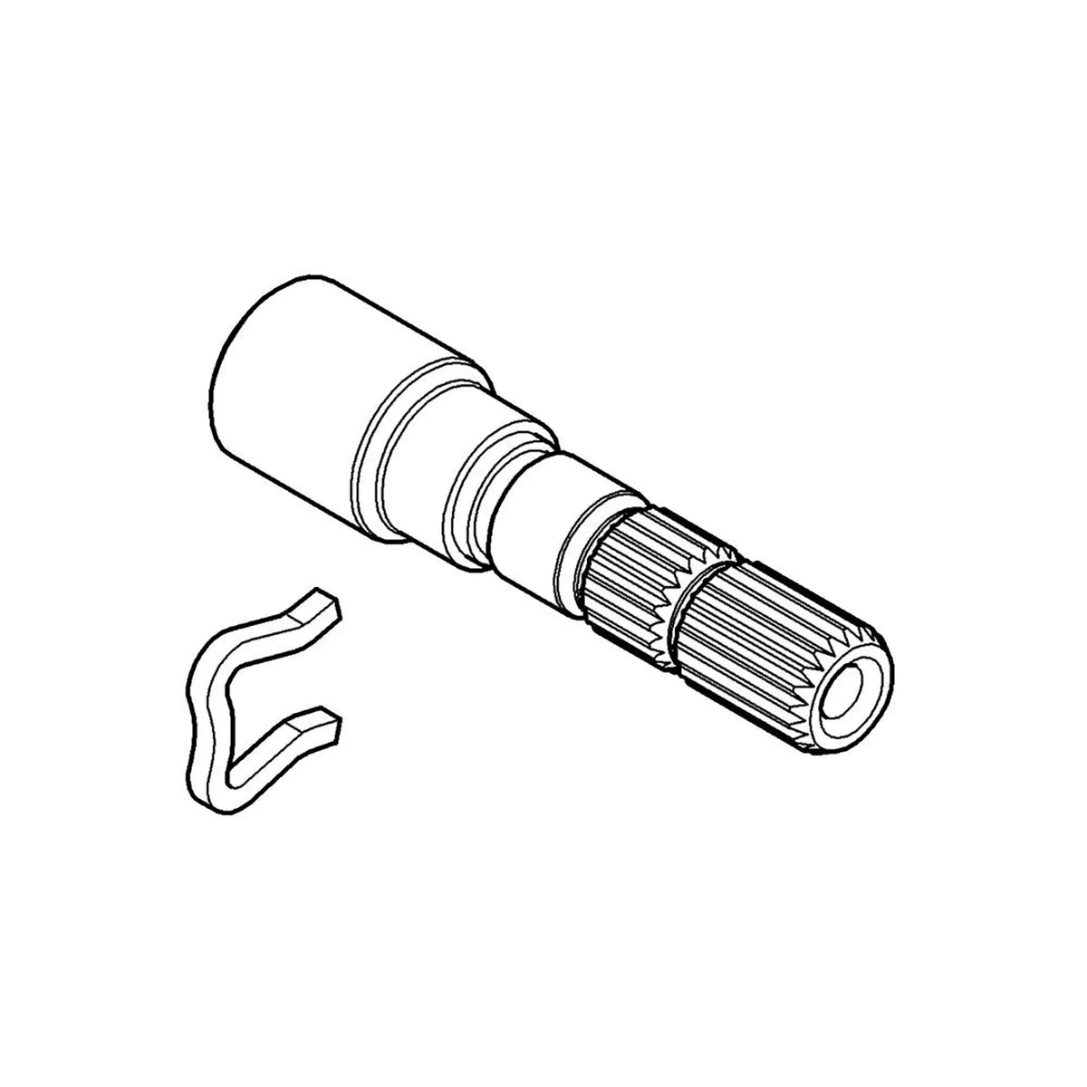GROHE Extension For Spindle 45201_0 - StarLight Chrome