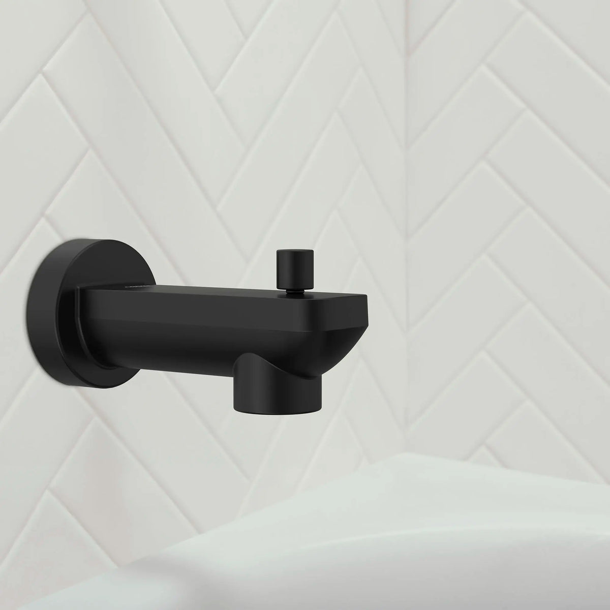 Grohe LINEARE# DIVERTER TUB SPOUT Matte Black 133822431 - Matte Black