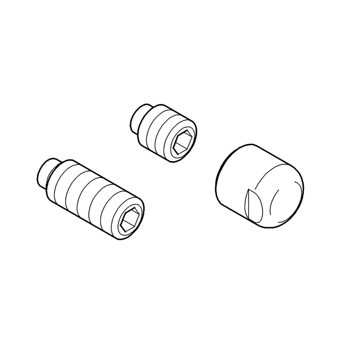 GROHE Spout Connection Set 45682_0 - StarLight Chrome