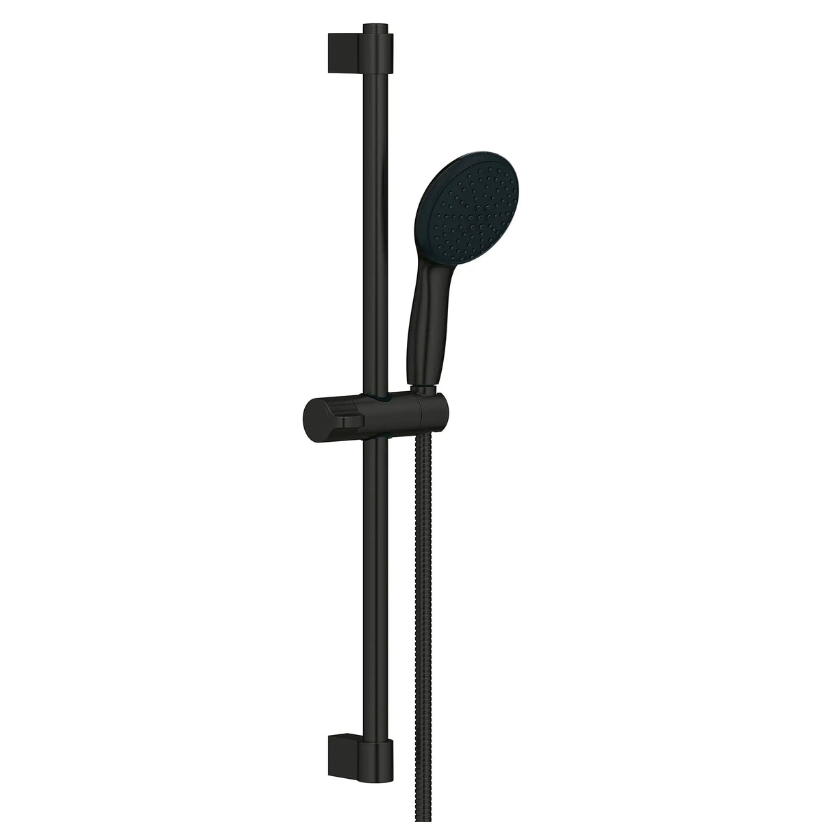 GROHE Tempesta Round 110 24" Shower Rail Set, 2-Spray, 1.5 GPM (5.7 L/min) - Matte Black