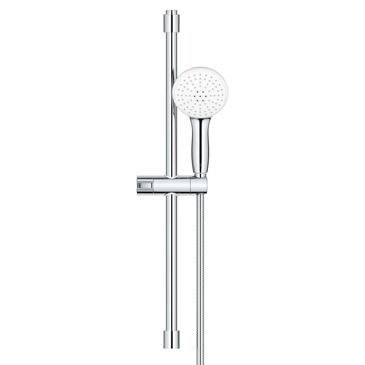 GROHE Tempesta Round 110 24" Shower Rail Set, 2-Spray, 1.5 GPM (5.7 L/min) - StarLight Chrome