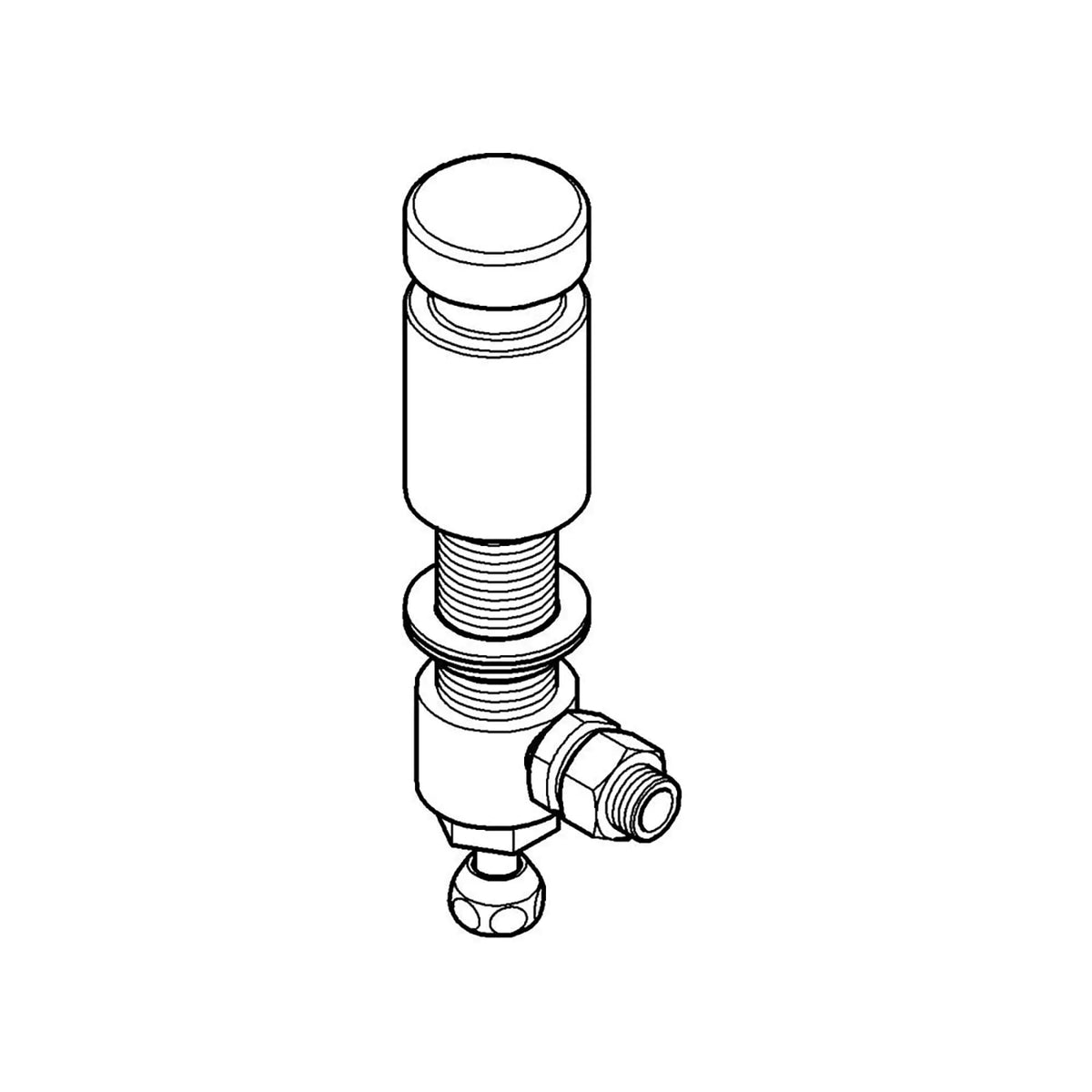 GROHE 1/2" Inline Vaccum Breaker - StarLight Chrome