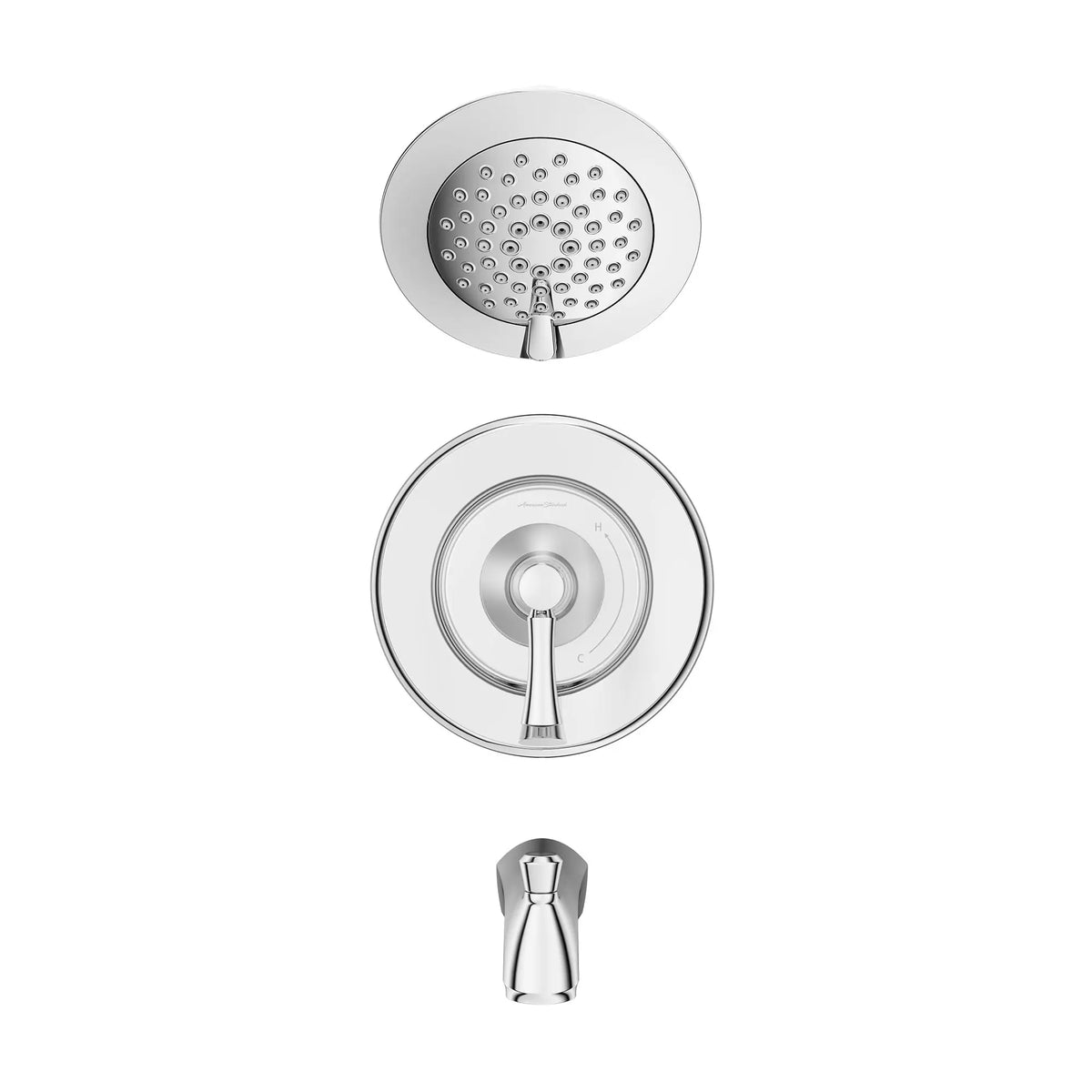 American Standard Chancellor 1.8 GPM Tub and Shower Trim Kit with Ceramic Disc Valve Cartridge and Lever Handle