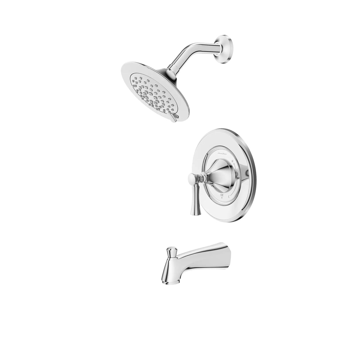 American Standard Chancellor 1.8 GPM Tub and Shower Trim Kit with Ceramic Disc Valve Cartridge and Lever Handle