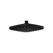 Kalia 195mm (7 11/16'') Sobrio Square Rainhead Matte Black 105545-160 - Plumbing Market