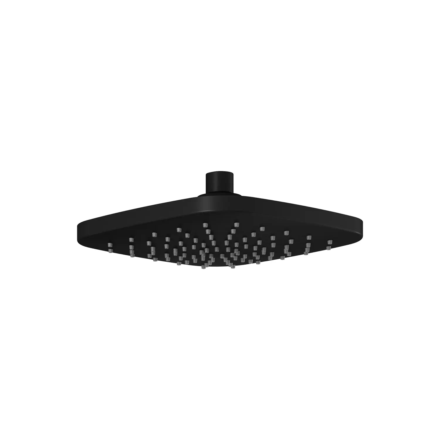 Kalia 195mm (7 11/16'') Sobrio Square Rainhead Matte Black 105545-160 - Plumbing Market