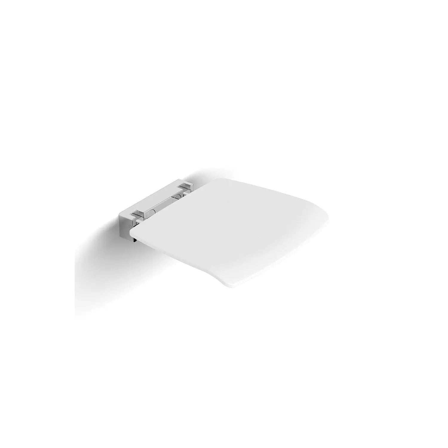 Zitta Matte white wall seat 14 5/8'' x 14 13/16'', Zitta collection AS00271 - Plumbing Market