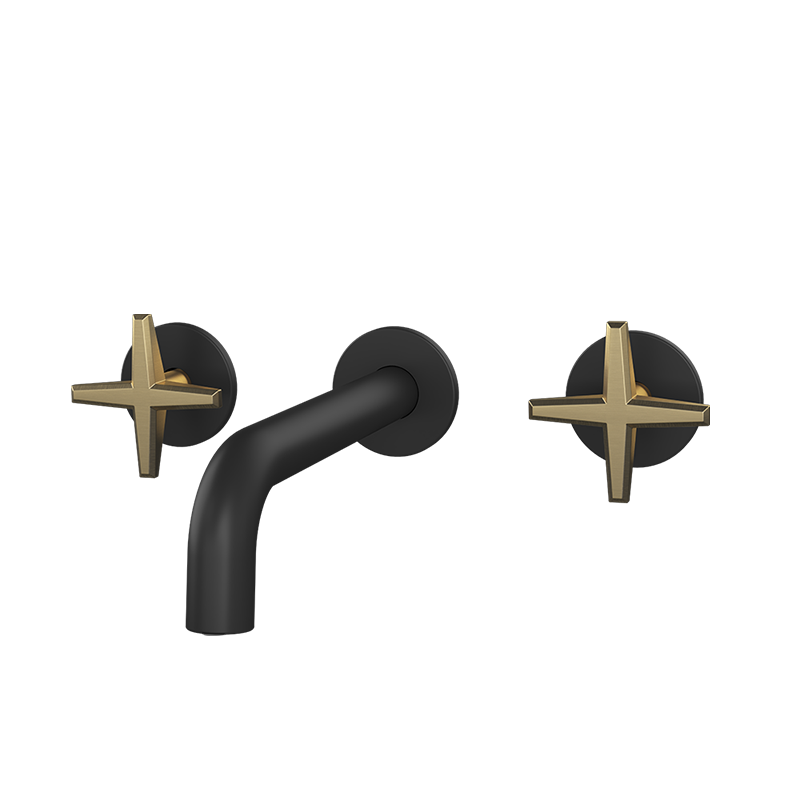 Rubi Lexa Wall-Mounted Bathroom Faucet Without Drain RLX17WD