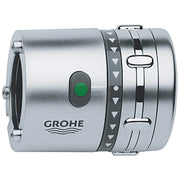 GROHE Volume Control Handle For Thermostatic Valve - Chrome/Matte Chrome